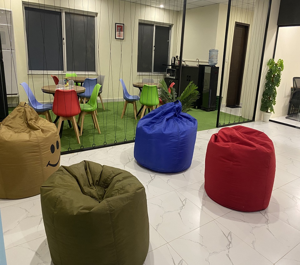 Coworking space cafeteria